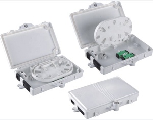 Modulo in fibra ottica scatola di terminazione Splitter a 2 porte 1 x2 Core Outdoor Fiber 2 porte Splitter distribuzione NAP <span class=keywords><strong>Box</strong></span> FTTH - Product Image 1