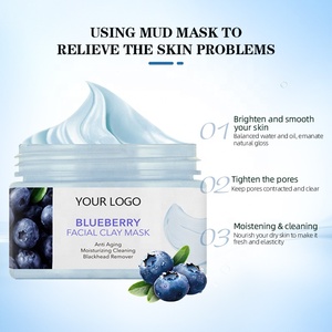 <span class=keywords><strong>Masque</strong></span> d'argile ODM SPA Myrtille, Cendres volcaniques et Charbon 120g - Best-seller - pour l'élimination des points noirs et le contrôle du sébum - <span class=keywords><strong>Masque</strong></span> boueux OEM/ODM - Product Image 4