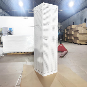 Rotator hiển thị Pegboard, đồ trang sức hiển thị 360 xoay tháp, tầng thường vụ xoay hiển thị đứng tùy chỉnh - Product Image 4
