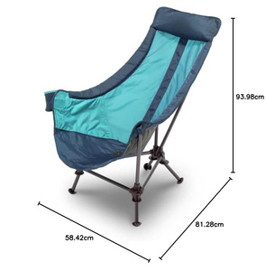 Vente directe d'usine, chaise pliante de camping personnalisée, chaise de pêche portable d'extérieur avec porte-gobelet - Product Image 3
