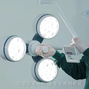 Lâmpada LED portátil para teatro de operação cirúrgica sem sombra com bateria
