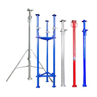 Système de support moderne avec tige de support rapide télescopique réglable en acier supporte les outils de construction