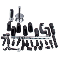 40 pcs Injecteur de carburant pour moteur diesel automobile Adaptateur à rampe commune Extracteur d'injecteur Kit d'outils de retrait de marteau coulissant
