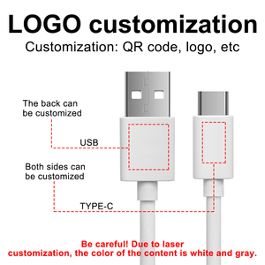 Cavo USB Tipo C Personalizzato con Logo, 1m/3ft, per Trasferimento Dati e Ricarica Rapida, Rivestimento in PVC, Filo in Rame Puro per Telefoni Cellulari - Product Image 5