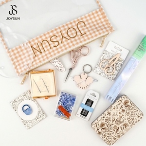 <span class=keywords><strong>Pochette</strong></span> transparente en nylon imprimé JOYSUN pour aiguilles à broder NDLPT, sac de rangement DIY pour points de broderie, <span class=keywords><strong>pochette</strong></span> de projet transparente pour filles - Product Image 2