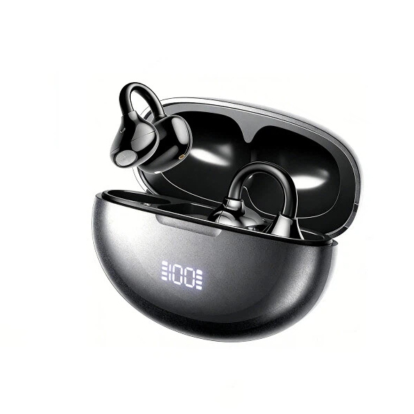 2026 New Model Open Ear Earbuds with ENC Noise Cancelling Lightweight for All Day Wear Wireless Clip Earphones for Gym Supplier