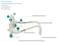 Montura de Prueba Óptica de Titanio de Alta Calidad Tpv-9000 para Optometría