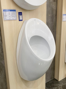 Urinario de Pared de Porcelana Blanco, Sanitario de Cerámica Colgante para Baño, Inodoro de Pared - Product Image 5