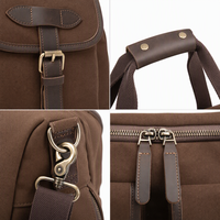 Sac de sport de luxe grande capacité, sac de voyage portable en toile, fermeture éclair, sangle réglable, étanche, à suspendre