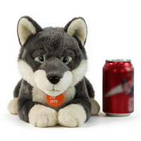 Peluche Loup Réaliste Super Douce Brodé en Coton PP et Polyester, Vente en Gros Usine, Personnalisable OEM