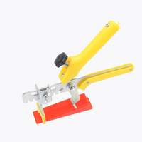 Kit de nivellement de carreaux professionnel au design moderne avec clips de positionnement en croix, cales et outils d'entretoisement de carreaux réutilisables