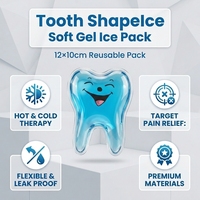 Compresse froide en gel souple de qualité médicale réutilisable, confortable et de qualité supérieure pour la réadaptation après une chirurgie dentaire