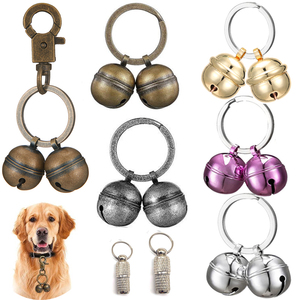कुत्ते की घंटी पालतू कॉलर बेल को दूर रखती है और गर्दन आभूषण धातु की चेन घंटी को दूर रखती है - Product Image 1