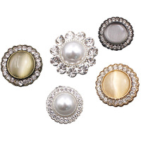 Boutons en métal personnalisés avec logo, pour jeans, chemises, manteaux, perles, fleurs, vêtements chinois vintage, boutons fantaisie personnalisés