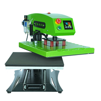 Presse à chaud pneumatique automatique pour t-shirt 40x50cm (16 * 20 pouces) |   Machine à sublimation avec fond extractible et design rotatif