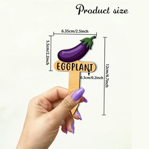 15 Étiquettes de Jardinage en Bois Rustiques et Contemporaines pour Plantes, Légumes et Art Floral – Écologiques - Product Image 4