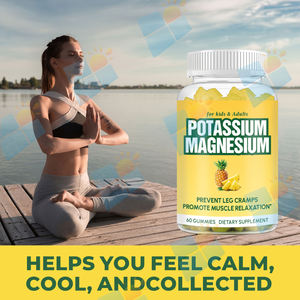 Gomitas de <span class=keywords><strong>Potasio</strong></span> <span class=keywords><strong>y</strong></span> <span class=keywords><strong>Magnesio</strong></span> de Marca Privada SUNI OEM ODM, Suplemento para Niños <span class=keywords><strong>y</strong></span> Adultos, Alivio de Calambres en las Piernas <span class=keywords><strong>y</strong></span> Apoyo para la Salud Muscular - Product Image 4