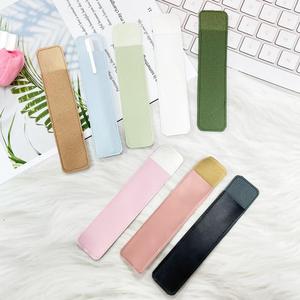 Étui à stylo en cuir PU personnalisé avec logo, cadeau promotionnel, porte-stylo simple, doublure en <span class=keywords><strong>feutre</strong></span>, multicolore avec sac en velours - Product Image 3