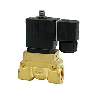 1/<span class=keywords><strong>2</strong></span> ''5404 Servo-helded 3/<span class=keywords><strong>2</strong></span> cara tidak ada Piston tekanan tinggi kuningan katup Solenoid 12VDC 24VAC 110VAC 220VAC - Product Image 1