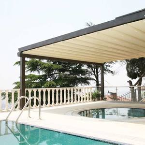 Toldo de sombra plegable retráctil de energía para exteriores de nuevo estilo, toldo de cubierta de piscina <span class=keywords><strong>Solar</strong></span> automático - Product Image 3