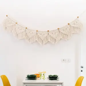 棉针织手工艺术波西米亚装饰 Macrame 编织挂墙