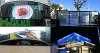 JL LED Film Led Transparent Verre Transparent Écran LED Écran LED Cristal Écran Film Transparent Écran Verre
