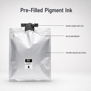 Sac d'encre pigmentée OCB T13P T13P1-T13P4 pour imprimantes jet d'encre Epson EM-C8100a EM-C8101a avec puce jetable pour la région de l'Asie du Sud-Est - Product Image 3