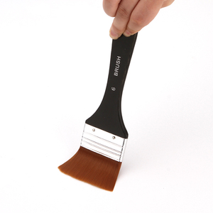 Pinceaux de <span class=keywords><strong>peinture</strong></span> de haute qualité, 7 pièces, manche noir, poils en nylon, pinceau pour <span class=keywords><strong>peinture</strong></span> murale, <span class=keywords><strong>gouache</strong></span>, acrylique, huile - Product Image 6