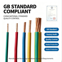 GB IEC Standard Einadriges Kupfer-Aluminium-Verbundkabel 450/750V Isoliertes Kabel