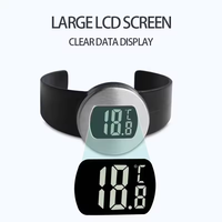 2026 SW Terbaru  Penjualan Terlaris Timer LCD Model Jam Tangan untuk Tampilan Rentang Suhu Anggur Merah & Whisky Berbahan Logam Ramah Lingkungan  Termometer Baterai AAA