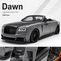 Kit complet d'accessoires de garniture extérieure et intérieure en fibre de carbone sur mesure Zero Ring pour Rolls Royce Dawn, vente en gros d'usine OEM ODM