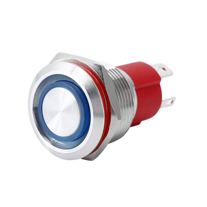 ファクトリーダイレクト19mm22mm110ボルトIp65Dpdt照明付き電気防水瞬間プッシュボタンオンオフスイッチ - Product Image 4