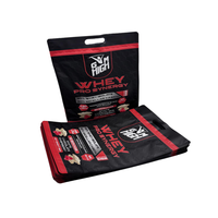 Sacs personnalisés imprimés pour aliments et animaux de compagnie, pochettes à fermeture éclair verticales, sacs en papier kraft résistants à l'humidité, avec votre propre logo