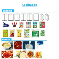 Machine d'emballage multifonctionnelle pour sachets de liquides, sauces, bonbons, sucettes glacées, miel, ketchup, sauce chili, mayonnaise