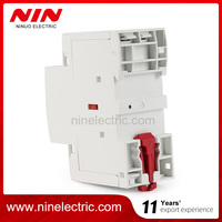 Contacteur modulaire domestique NIN BCH8-63 CE certifié CCC, 220V 63A, 2 pôles, aimant AC, 50/60Hz, norme IEC/EN 61095, rail DIN