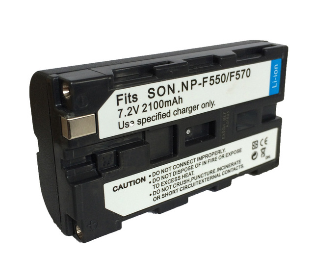 NEW 2400mAh NPF550 NP-F570 Battery Pack for NP-F550 F750 F970 F960 LED Video Photographic Lamp Rechargeable Lithium-ionBattery
