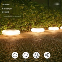 Lampe Solaire LED de Jardin IP65 Étanche Corps en ABS+PVC Lumière Blanc Chaud Panneau Solaire Petit Éclairage de Poteau de Clôture pour Aménagement Paysager de Villa