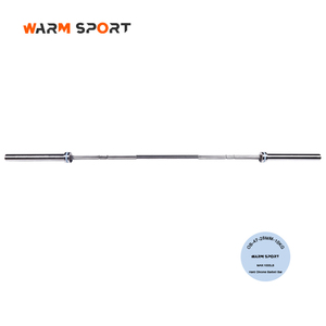 Barra de Pesas de Acero Aleado Cromado Duro de 15 KG y 2010 MM con Logotipo Personalizado al por Mayor, Carga Máxima de 1000 LB, 2 Bujes de Cobre, Modelo de Marca Warm - Product Image 6