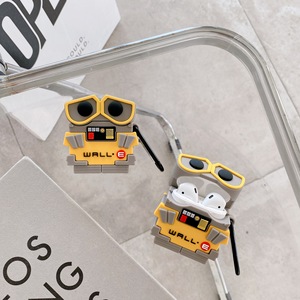 Offre Spéciale 3D dessin animé Wall-E Robot Design étui pour écouteurs avec clip pour <span class=keywords><strong>Airpods</strong></span> <span class=keywords><strong>Pro</strong></span> Creative mignon <span class=keywords><strong>Android</strong></span> couverture pour <span class=keywords><strong>Airpods</strong></span> 1/2/<span class=keywords><strong>3</strong></span> - Product Image 1