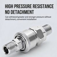 Raccord rapide pneumatique autobloquant de type C, connecteur mâle-femelle à insertion rapide pour tuyau d'air SP PP SH PH SF PF SM PM pour compresseur d'air