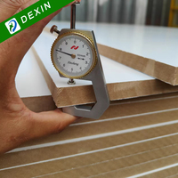 Un côté ou deux côtés Grain de bois couleur unie Grain de marbre mélamine face MDF pour meubles