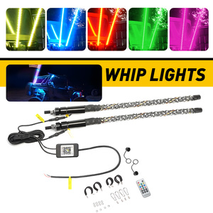 ไฟเสาธง LED AUXITO 2x 3 ฟุต พร้อมรีโมทคอนโทรล สำหรับรถกระบะ ฟอร์ด ATV - Product Image 4