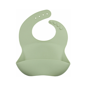 Silicone Baby Bib Set Waterproof Custom Color Reusable Toddler Kids Mealtime Tableware Design 067 Custom Logo Wholesale - Product Image 3