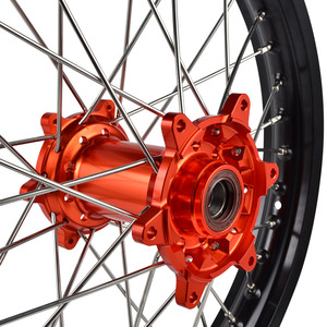 Juego Completo NICECNC de <span class=keywords><strong>Ruedas</strong></span> Delanteras y Traseras para Motocross, DOT 21\" 18\", para <span class=keywords><strong>KTM</strong></span> 250 SX SXF XC-F XCW EXC F 2008-2020 2021 - Product Image 5