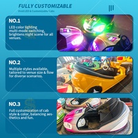 Voiture tamponneuse électrique pour enfants, intérieure et extérieure, avec construction en fibre de verre, pour centres commerciaux et parcs d'attractions - Abordable