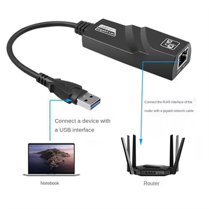 <strong>USB</strong> 3.0 Type C to RJ45 1000mbps Lan Ethernet Network Card Converter Gigabit <strong>Adapter</strong> for Laptop - Product Image 5