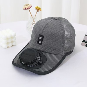 Casquette de baseball solaire avec ventilateur, recharge USB, vitesse du <span class=keywords><strong>vent</strong></span> réglable, maille respirante en polyester, chapeau de soleil, visière rafraîchissante pour l'extérieur en été - Product Image 1