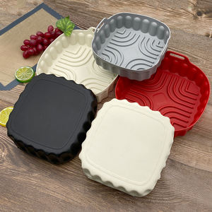 Feixiong OEM Doublure en silicone antiadhésive pour friteuse à air, doublure de poêle à frire réutilisable, doublure ronde carrée pour friteuse à air, tapis en silicone pour pot et four - Product Image 6