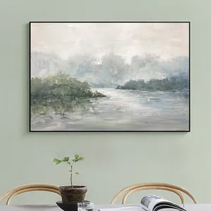 Pintura <span class=keywords><strong>al</strong></span> óleo de paisaje impresivo, pintura de pared sobre lienzo de alta calidad, venta <span class=keywords><strong>al</strong></span> por mayor de fábrica - Product Image 1