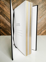 Carnet de notes élégant à couverture rigide en feuille d'or Journal à couverture rigide avec feuille d'or